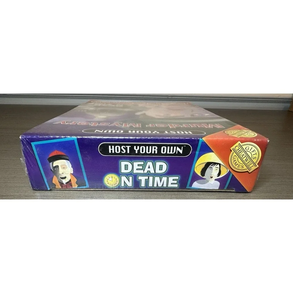 Dead on Time - Murder Mystery Party Pack‎ - Game, Invitations, CD - SEALED NEW!